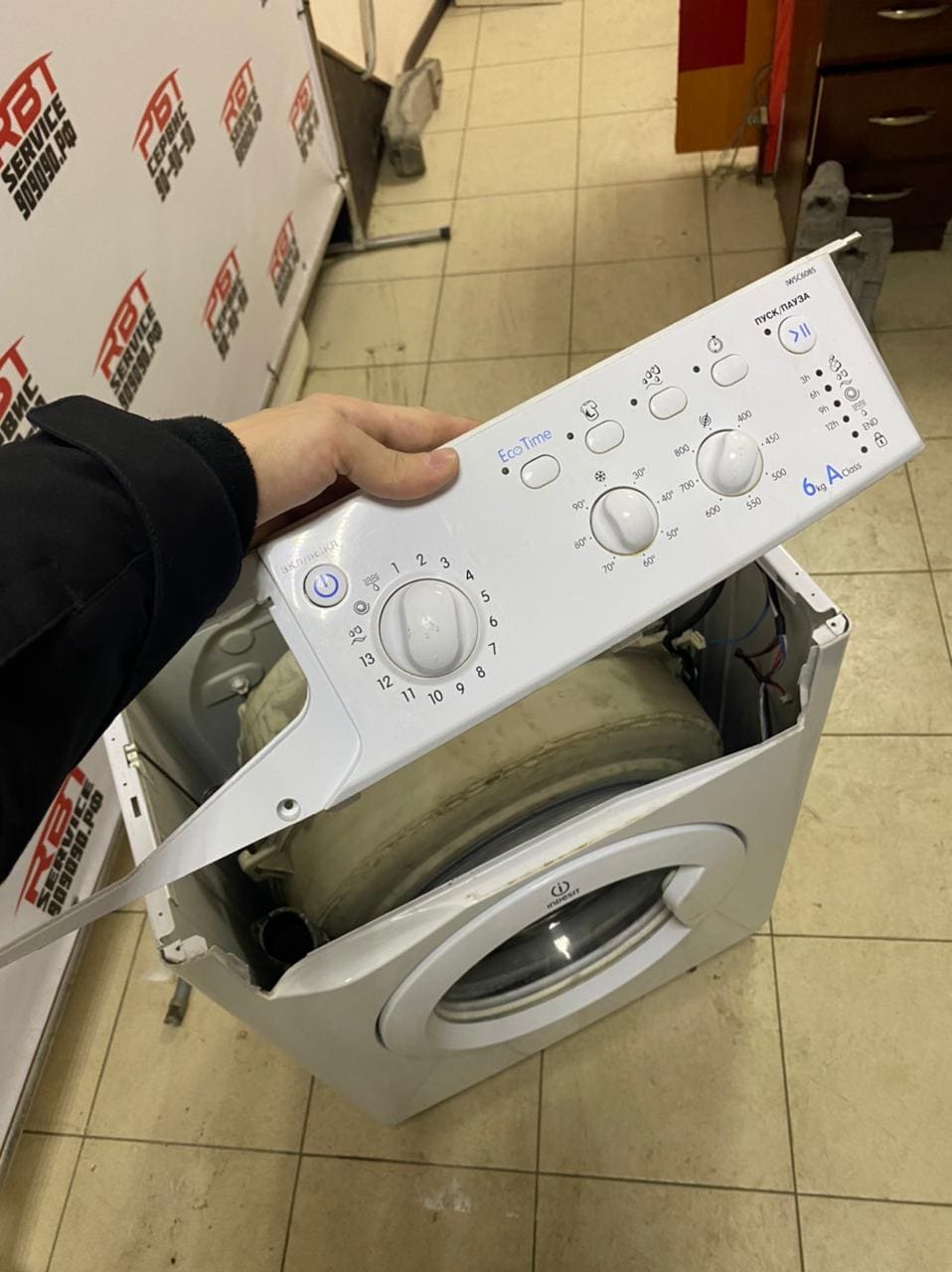 Замена подшипника в стиральной машине Indesit своими руками